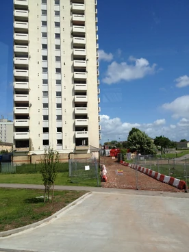 Homethorpe (June 2012) being prepared for demolition