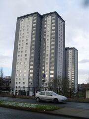 Highrise flats in Cardonald in 2009