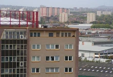 Aston, Birmingham 2006. Nechells Green looking west towards Newtown & Hockley. Smethwick is on the horizon.