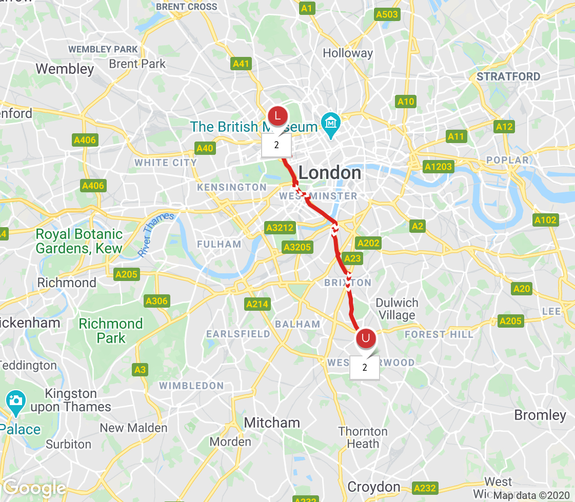 Bus 2 Route Map London Buses Route 2 | Uk Transport Wiki | Fandom