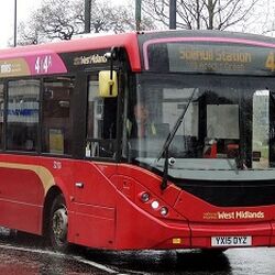 National Express West Midlands bus routes