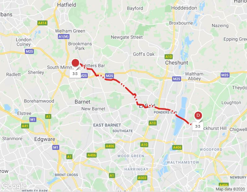 Bus 315 Route Map London Buses Route 313 | Uk Transport Wiki | Fandom