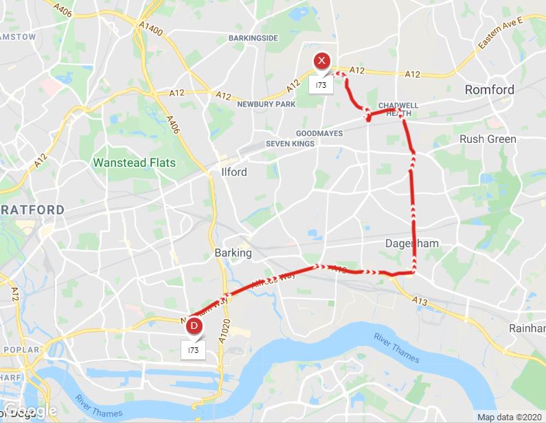 London Buses Route 173 Uk Transport Wiki Fandom