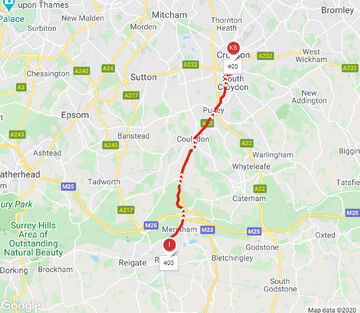 405 Bus Route Map London Buses Route 405 | Uk Transport Wiki | Fandom