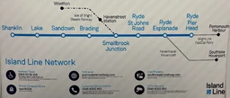 Island line map image