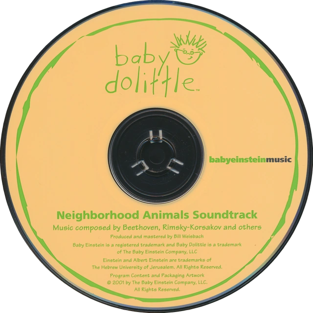 Neighborhood Animals Soundtrack CD | Ultimate Baby Einstein Wiki