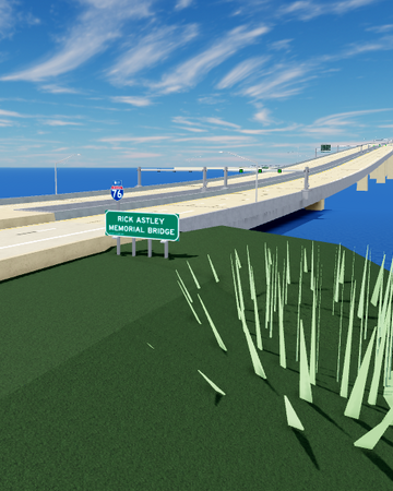 Rick Astley Memorial Bridge Ultimate Driving Roblox Wikia Fandom