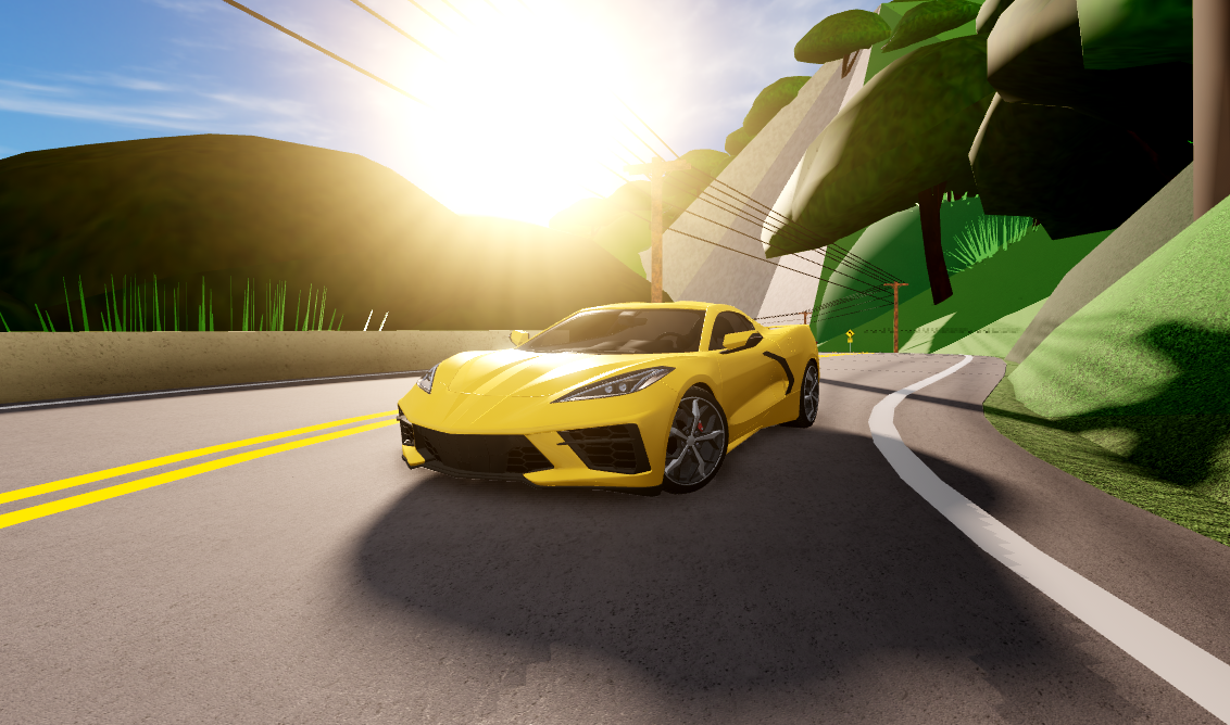 brand new car in ultimate driving westover islands roblox