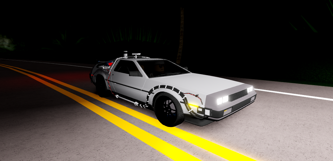 Category Delorean Ultimate Driving Roblox Wikia Fandom - they added a delorean time machine to roblox vehicle