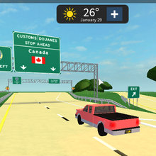 Usa Canada Border Crossing Ultimate Driving Roblox Wikia Fandom - roblox uncopylocked driving