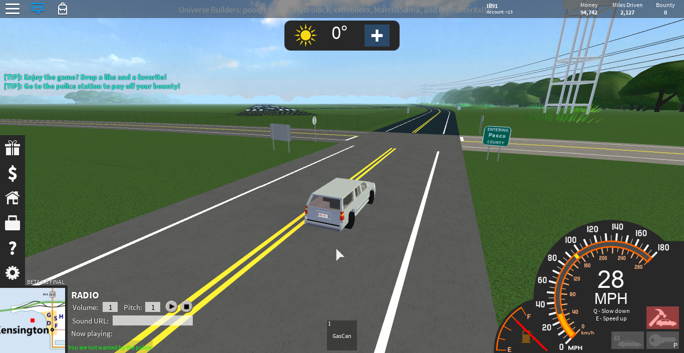 Pasco County Ultimate Driving Roblox Wikia Fandom - roblox ultimate driving police radio