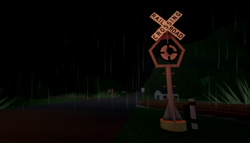 Railroad Crossing Ultimate Driving Universe Wikia Fandom - railroad crossing roblox game