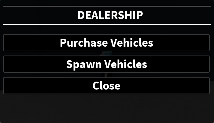 Vehicle Spawner Gui Ultimate Driving Universe Wikia Fandom - roblox gui not seen on respawn