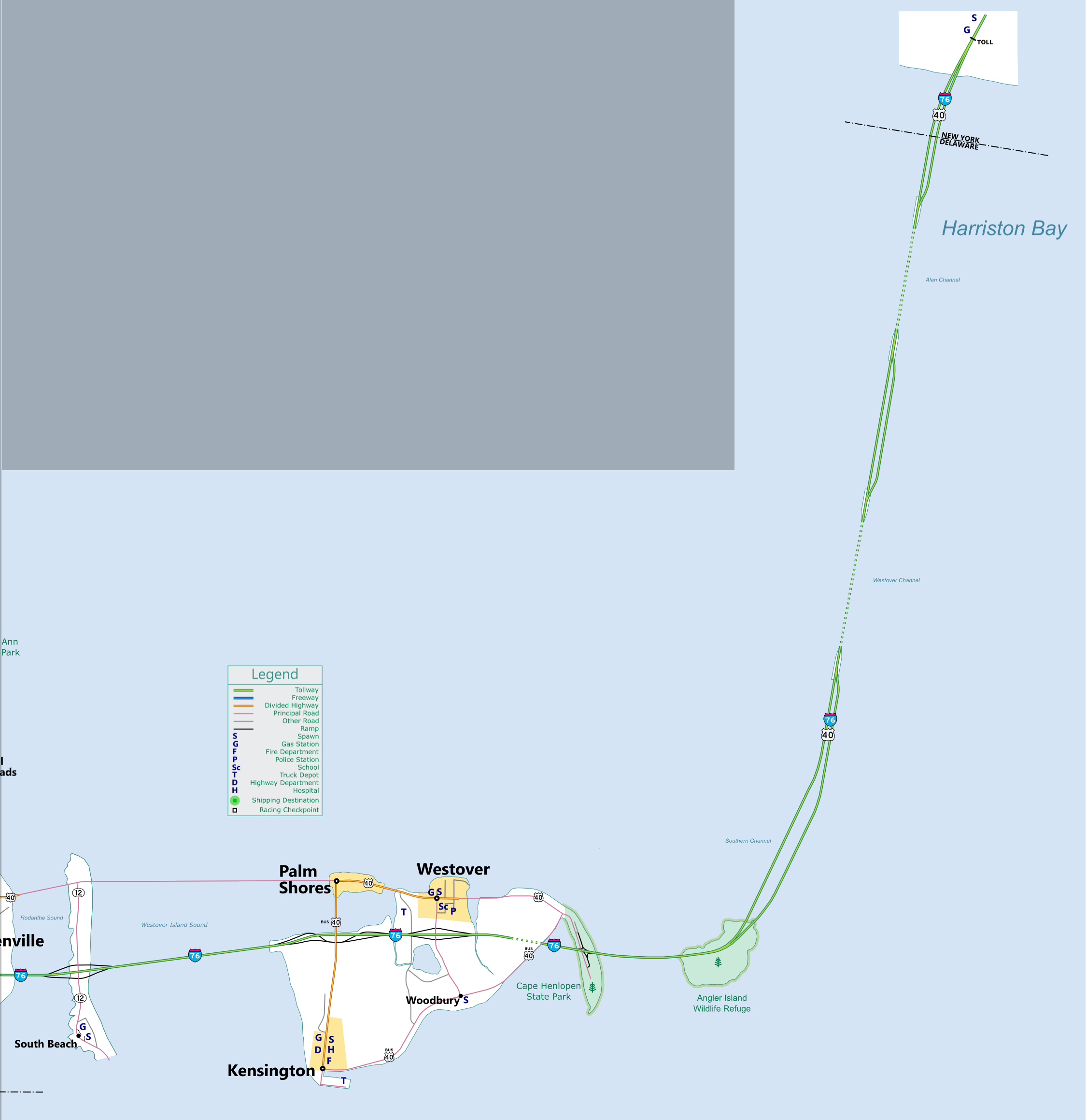 HOW BIG IS THE MAP in Driving Simulator 2012? Drive Across the Map (FAST) 