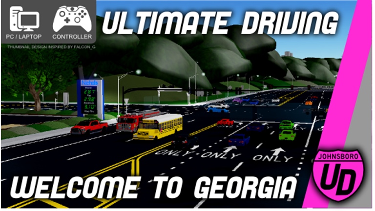 Ud Jonesboro Ultimate Driving Roblox Wikia Fandom - georgia roblox