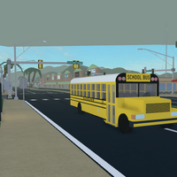 School Bus Long Ultimate Driving Roblox Wikia Fandom - new city new rules got pulled over roblox ultimate driving