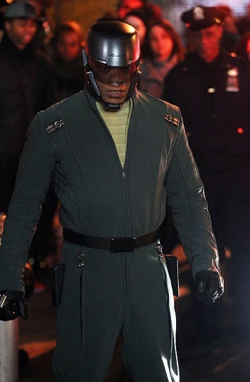 Diamondback wearing Hammer Industries Armor