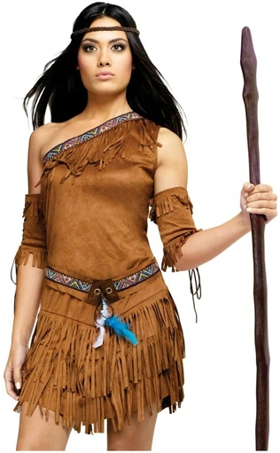 Firebird in classic Native American clothing