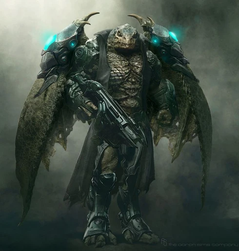 Sauron with implants courtesy of the High Evolutionary