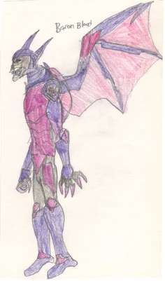 Baron Blood in his winged HYDRA-Chitauri armor