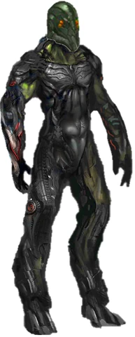 Mesmero in a specialized armor built for him by Max Eisenhardt's scientists