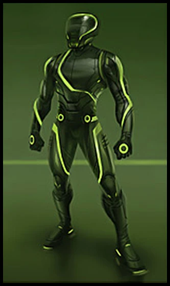 Living Lightning, In his Containment Suit