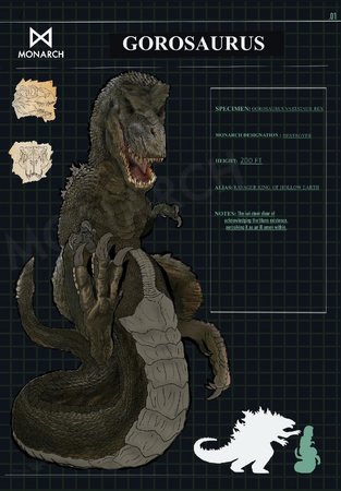 Titanus Gorosaurus (ゴロザウルス) | Ultimate Monsterverse
