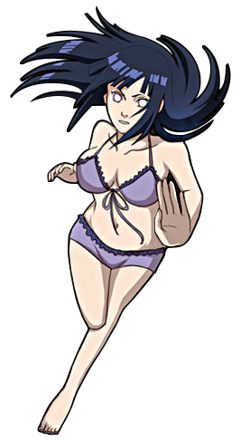 hinata hyuga road to ninja fan art