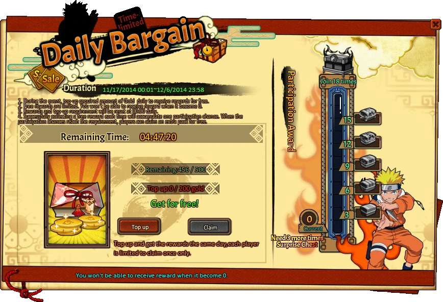 Daily Bargain Unlimited Ninja Wiki Fandom