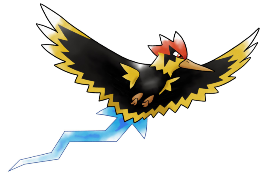 Cosmopoliturtle — Pokemon #145 Galar Form Redesign - Zapdos Zapdos