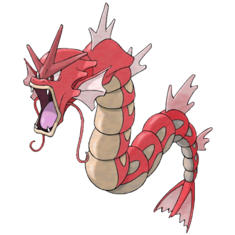 Dr. Lava on X: Lost Shiny: Orange Gyarados Red Gyarados is