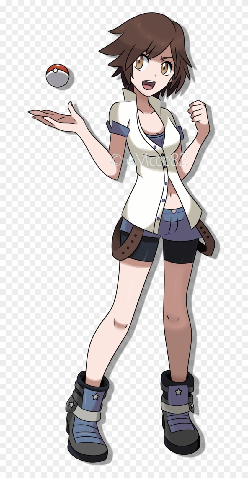 pokemon female trainer oc