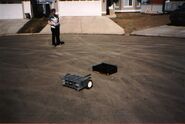 An unfinished Bang undergoing testing