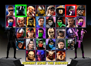 Ultimate Mortal Kombat 3 Character Select | Postcard