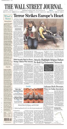 WALL STREET JOURNAL (U.S. edition) (Print) - media data