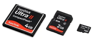  is evident in memory card creation; over time, the physical card sizes grow smaller.