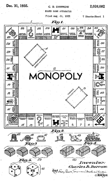 monopoly board template pdf usa