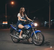 Gabrielle Diones Cruz Suzuki Shogun R 125 (2)