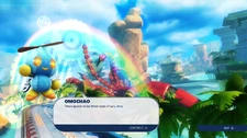 Omochao providing  with exposition, from .