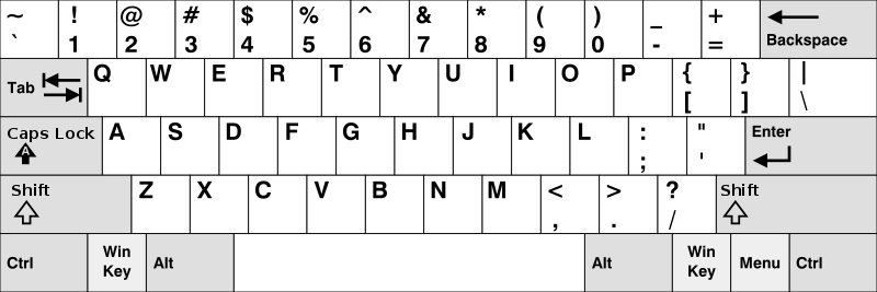 3X White Letters French Azerty Keyboard Sticker Cover Black For