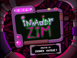 NEW UNUSED Invader Zim Animated TV Series Irkin II Logo Embroidered Patch 