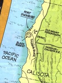 Calisota Don Rosa Map