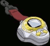 Takato Matsuki: inscribed Gold and White with his second Digivice (strap is still red)