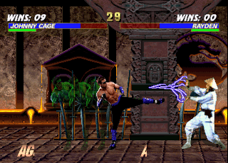 Ending for Mortal Kombat Trilogy-Kano (MK1) (Sony Playstation)