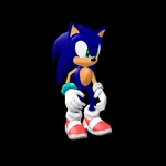Sonic in the GameCube version.