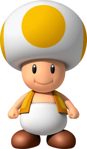 mario yellow toad