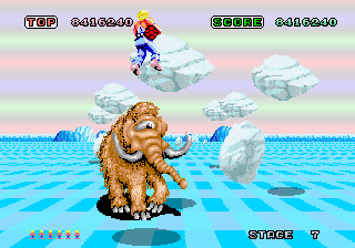space harrier turbografx 16