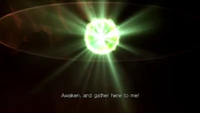 Chip gathering his energies to form the , from the / version of .