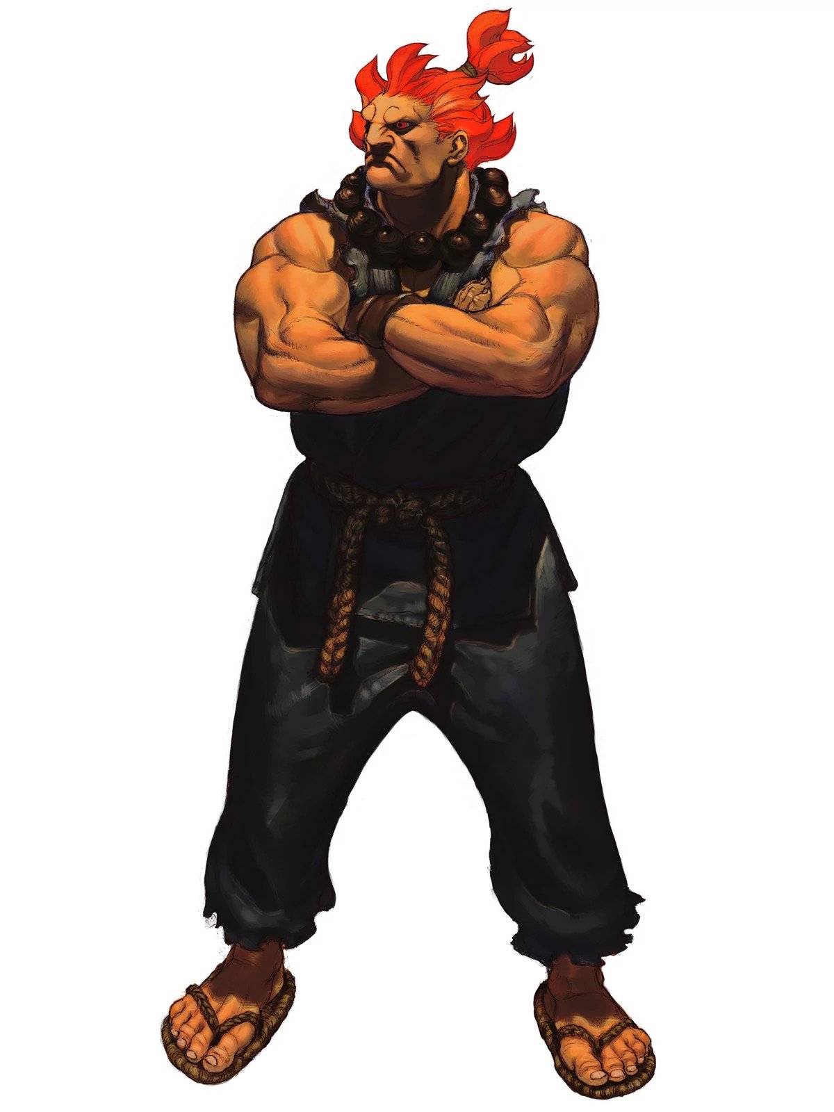 Did Capcom accidentally show off an early version of Akuma's model