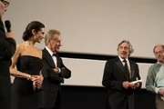 , Woods, and  at a screening of Once Upon a Time in America at the  in 2012